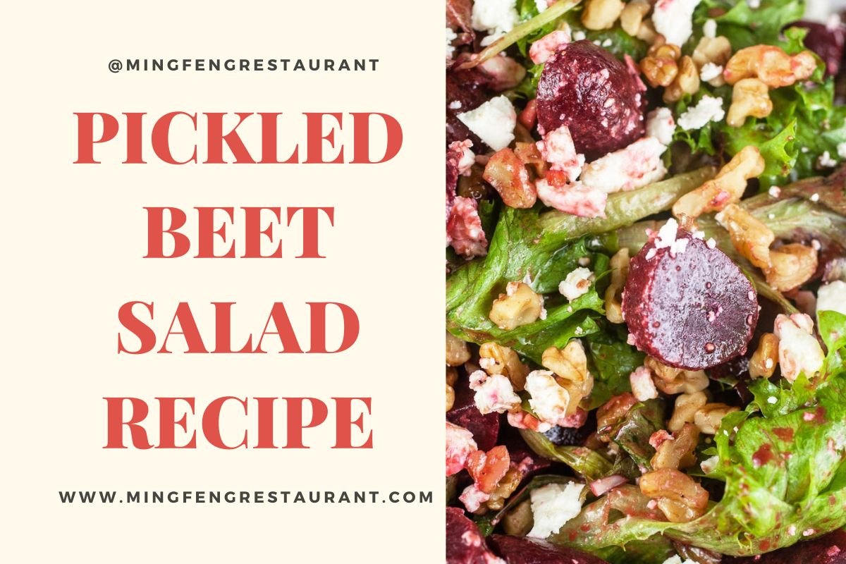 Crunchy and Colorful: Try Our Pickled Beet Salad Recipe Today!